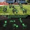 OuMuaMua; Outdoor Halloween Decorations Yard Signs - 5pcs Glow in the Dark Skeleton Black Cat Silhouette Lawn Signs with Stakes for Halloween Lawn Garden Front Yard Decorations Outside; Category:Outdoor Halloween Decorations; Image:5